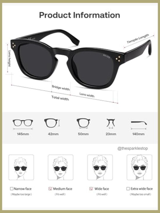 Retro Vintage Panto Polarized Sunglasses UV400 Protection Polycarbonate Frame